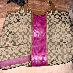 Coach Handbag and Wrislet